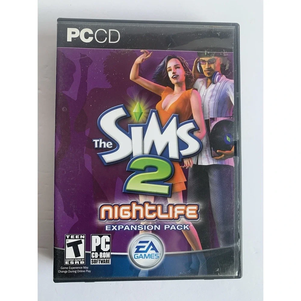 The Sims 2 PC CD-ROM Expansion and Stuff Pack Lot of 8 Nightlife Pets University
